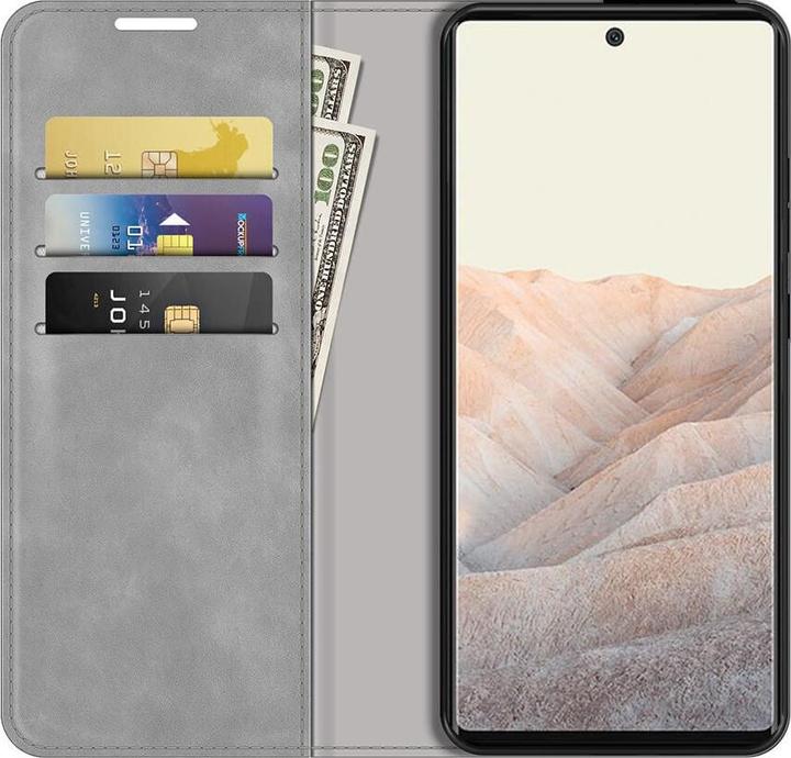 Image du produit Cover-Discount Google Pixel 6 Pro - Stand Flip Case Housse grise (Google Pixel 6 Pro)