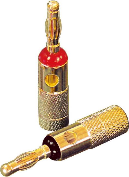 Dynavox 205095 Bananenstecker-Set 4 Stück