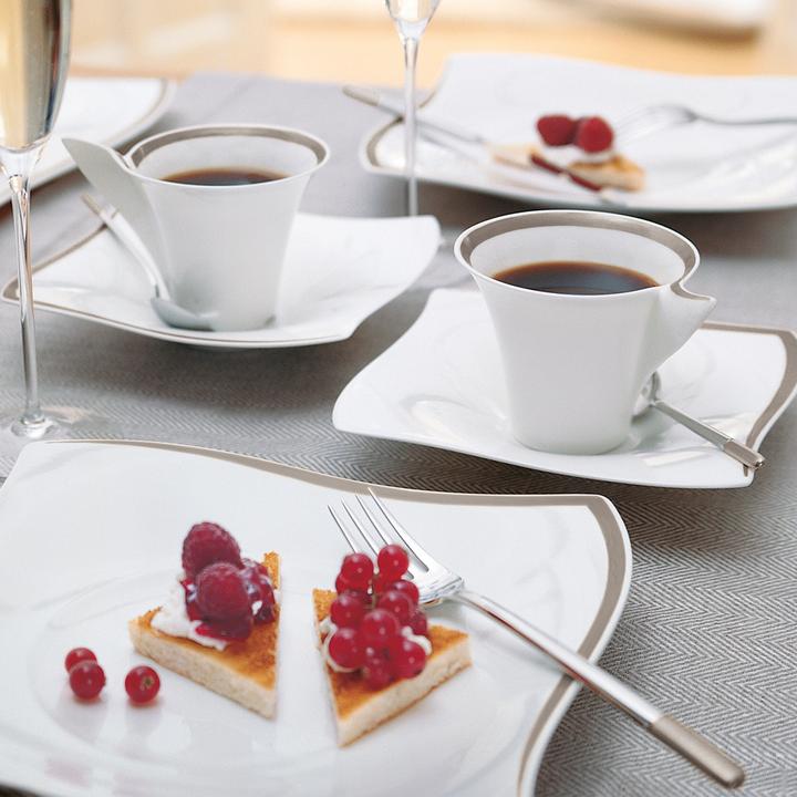 Immagine prodotto Villeroy & Boch Forchetta per torta Ella parzialmente placcata oro (1 Pezzo/i, Forcone)
