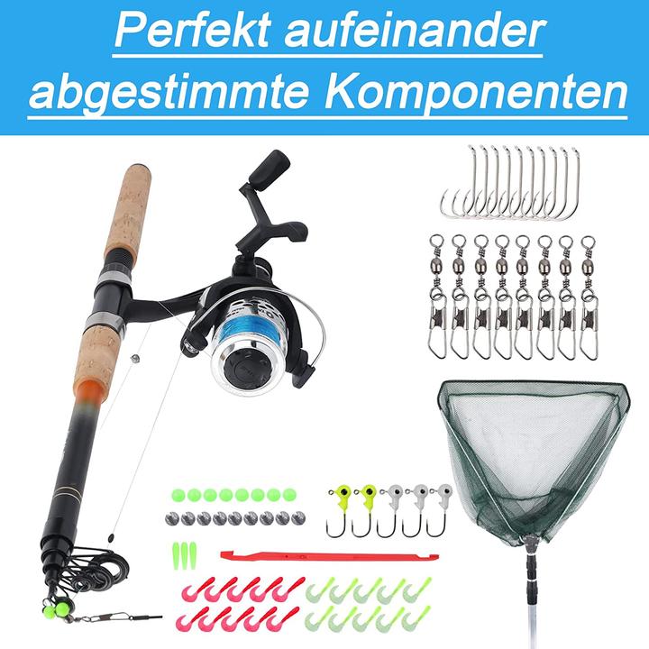 Produktbild Q-Tac Angelset Forelle 210 cm (Teleskoprute, 210 cm)
