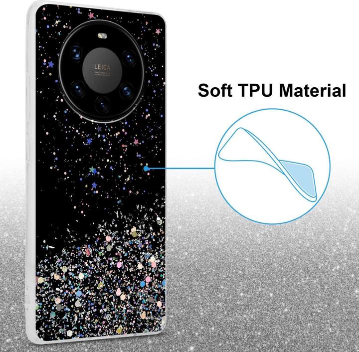 Actual product image Cadorabo Bumper Case for Huawei MATE 40 PRO TPU funkelnder Glitter (Mate 40 Pro)