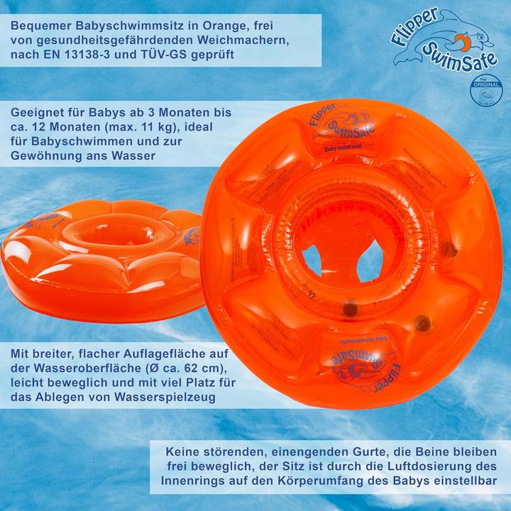 Actual product image Flipper Swimmsafe Baby swimming seat
