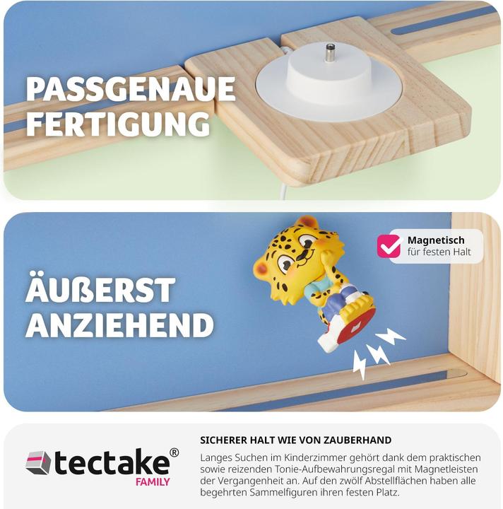 Produktbild tectake Wandregal Mylittle Story für bis zu 50 Tonies