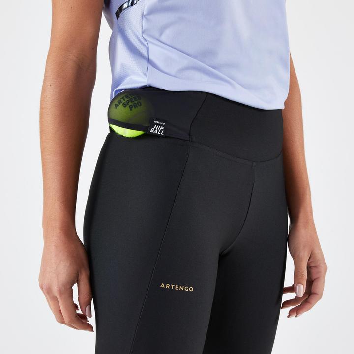 Image du produit Artengo Leggings Femmes Tennis - Tlegging Dry Hip Ball noir (W35)