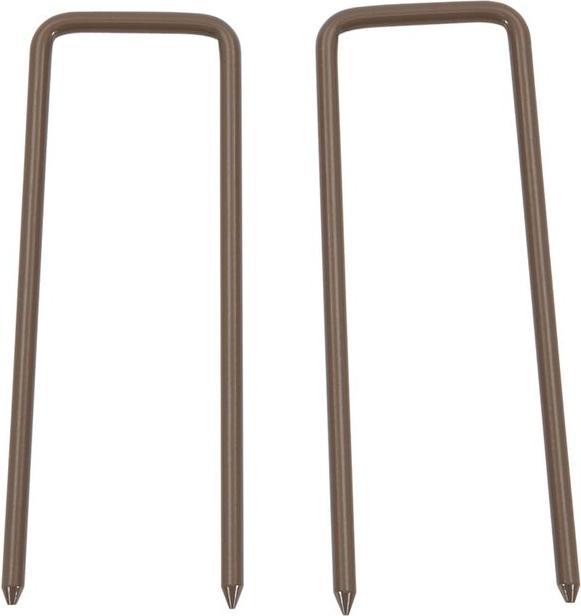 Immagine prodotto Swisshandel24 Barriera estensibile 52-405cm in alluminio marrone H103.5cm