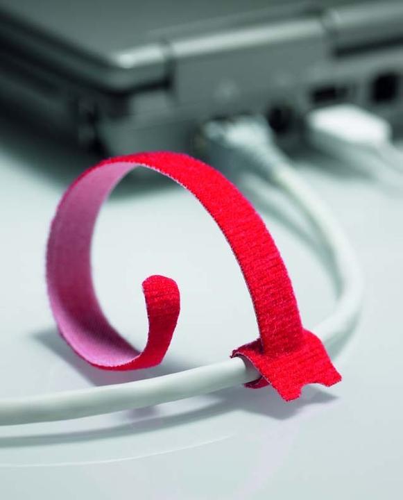 Produktbild HellermannTyton Hook and Loop Textie 1000x125 PA/PP blue (Kunststoffkabelbinder, 1000 mm, 1 Stk.)
