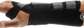 Produktbild Omnimed Ortho Manu Flex Handgelenk-Bandage links schwarz (L)