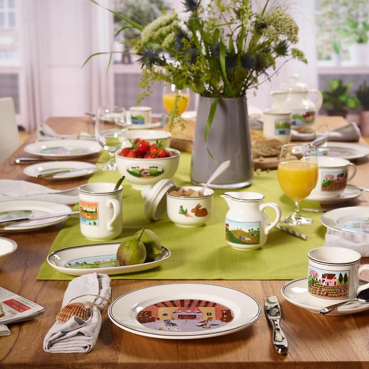 Actual product image Villeroy & Boch Breakfast Plate Fireplace Design Naif (1 x, 21 cm)