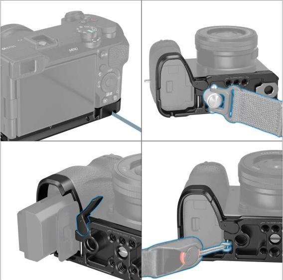 Actual product image SmallRig Baseplate Sony Alpha 6700 (Quick coupling plate)