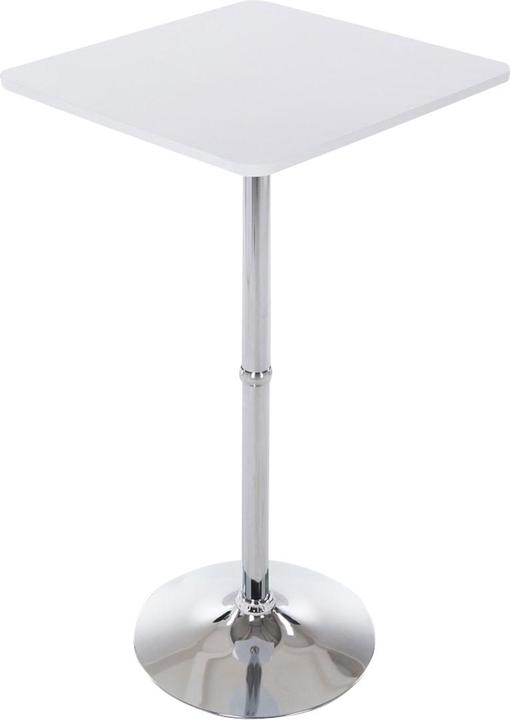 Immagine prodotto CLP Tavolo da bar angolare, bianco (60 x 60 x 108 cm)