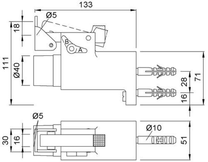 Actual product image Kws Door holder 1011 (1 Piece)