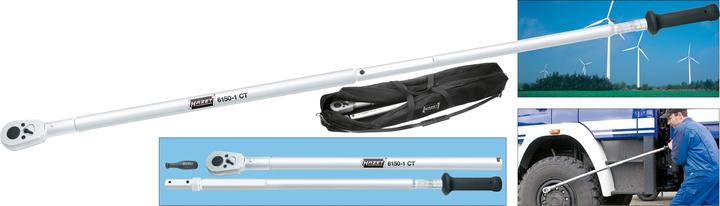 Immagine prodotto HAZET Chiave dinamometrica 6170-1CT ∙ Nm min-max: 800 - 2000 Nm ∙ Tolleranza: 4% ∙ Attacco quadro, … (1", 800 Nm, 2000 Nm)