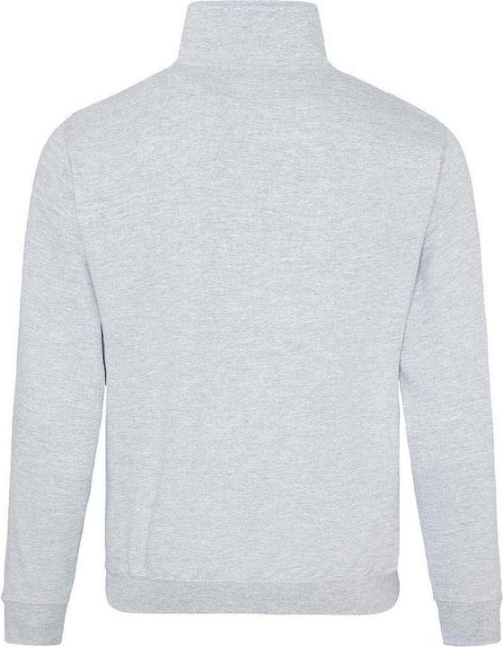 Actual product image Awdis Mens Sophomore Heather Zip Neck Sweatshirt (XL)