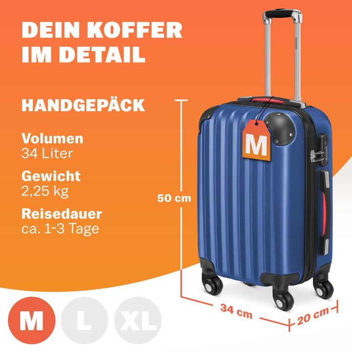 Produktbild Monzana Baseline (34 l, Handgepäck (bis 50l))