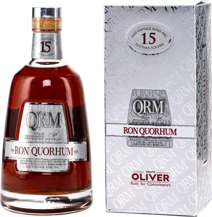 Actual product image Ron Quorhum Ron 15 Años Solera Rum (1 x 70 cl)