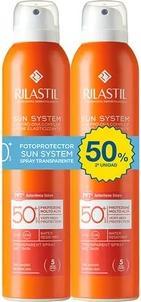 Rilastil Sun System Dry Touch Spray Spf 50 2x200ml (Sonnenspray, SPF 50, 400 ml)