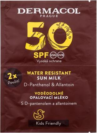 Produktbild Dermacol Water Resistant Sun Milk SPF 50 (Water Resistant Sun Milk) 2 x 15 ml (Sonnenmilch, SPF 50, 30 ml)