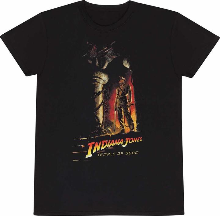 Actual product image Indiana Jones Unisex Adult Temple Of Doom T-Shirt (M)