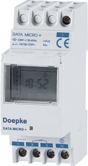 Doepke DOEP Data Micro + Horloge numérique journalière et hebdomadaire Data M