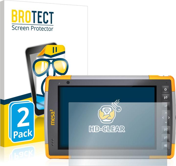 Actual product image BROTECT Screen Protector Clear (2 Piece, Mesa 2 Rugged Tablet)