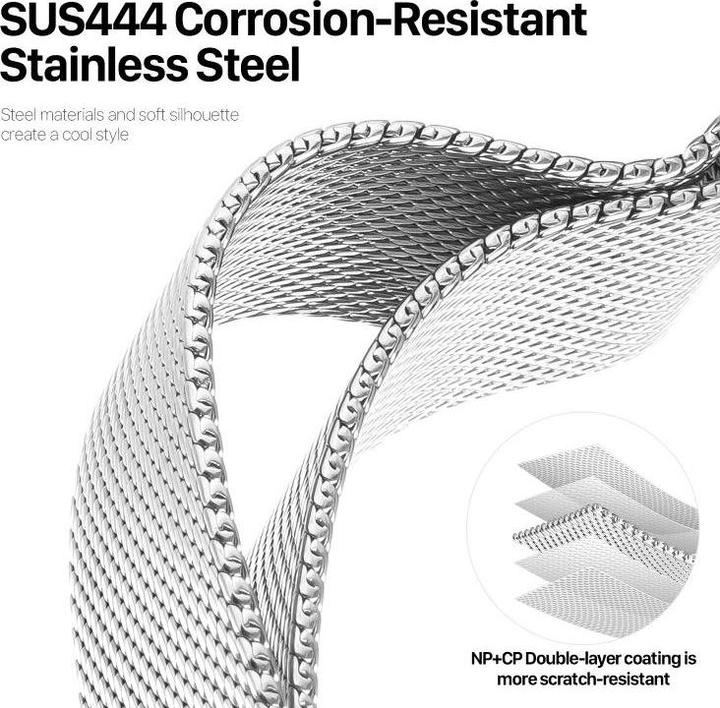 Actual product image Dux Ducis Pro Bracelet (42 mm, 44 mm, 45 mm, 49 mm, Stainless steel)