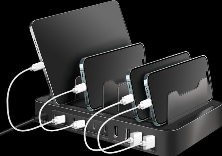 Produktbild LogiLink USB-C Ladestation (120 W)