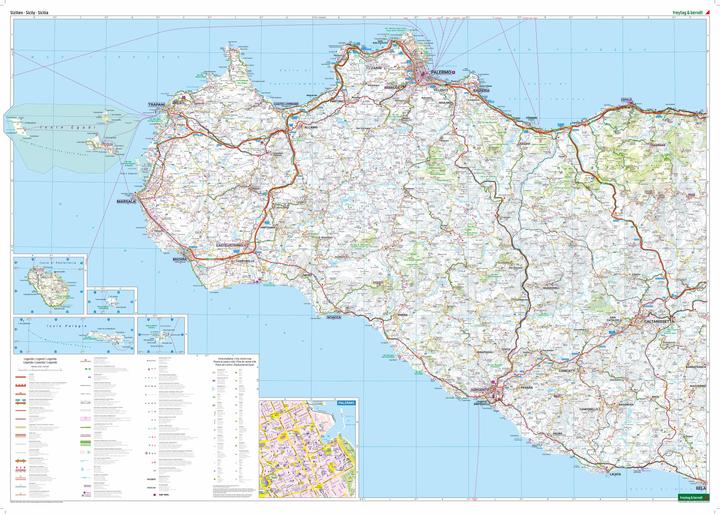 Produktbild Sizilien, Strassen- und Freizeitkarte 1:150.000, freytag & berndt