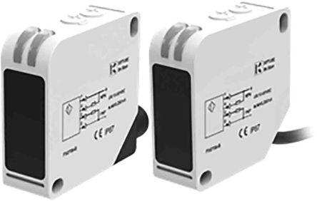 Image du produit Rs Pro Capteur optique cubique, faisceau traversant, portée 60 m, sortie relais N.O./N.F., marche