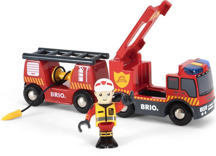 Produktbild Brio Feuerwehr Leiterfahrzeug mit L&S