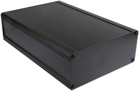 Actual product image Rs Pro Aluminium heat sink housing, black, external dimensions 300 x 200 x 86mm, IP40 (Housing)