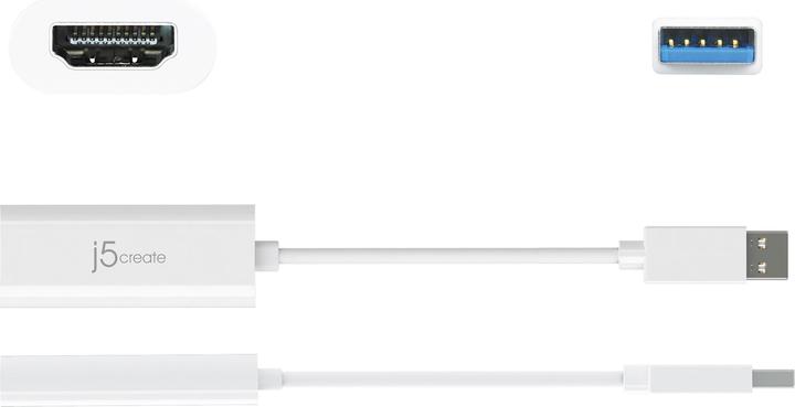 Produktbild j5Create USB To HDMI Multi-Monitor (USB, 8 cm)