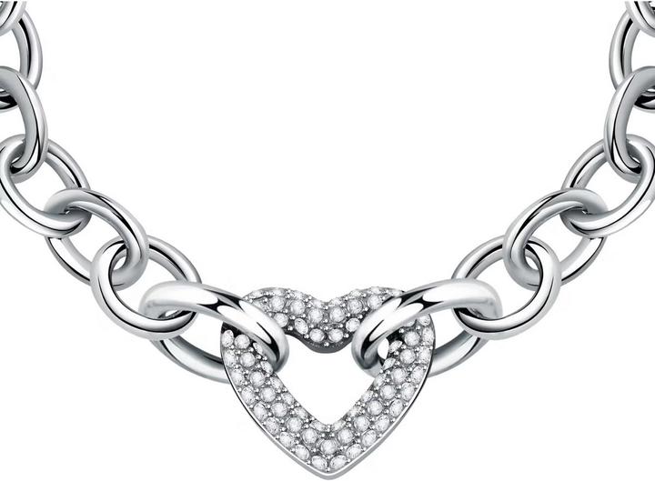 Immagine prodotto Morellato Incontri Br. Lega Rh+ Cuore (20 cm, Acciaio inossidabile)