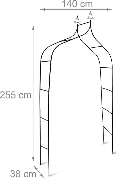 Actual product image Relaxdays Rose arch (38 cm, 140 cm)