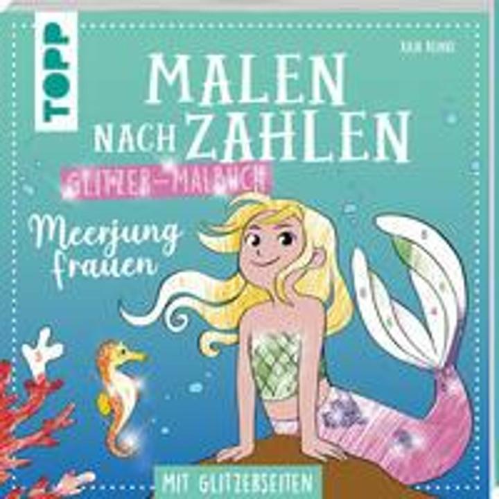 Image du produit Topp Livre de coloriage Peinture par numéros Sirènes