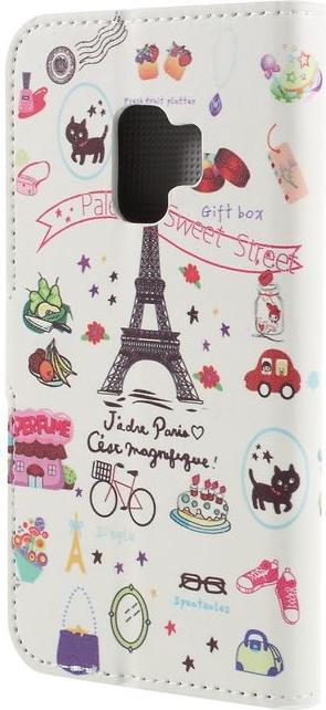 Actual product image MU Classic Leather book cover sleeve with pattern (Samsung Galaxy S9+)