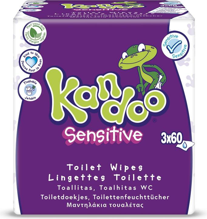 Actual product image Kandoo Sensitive (180 Piece)