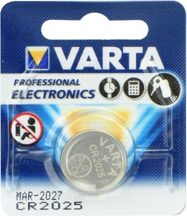 Produktbild Varta Electronics CR2025 (1 Stk., CR2025, 157 mAh)