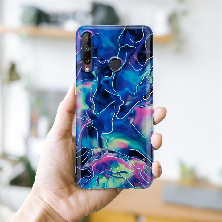 Produktbild Cadorabo IMD TPU Bunter Marmor Cover (Huawei P40 Lite E)