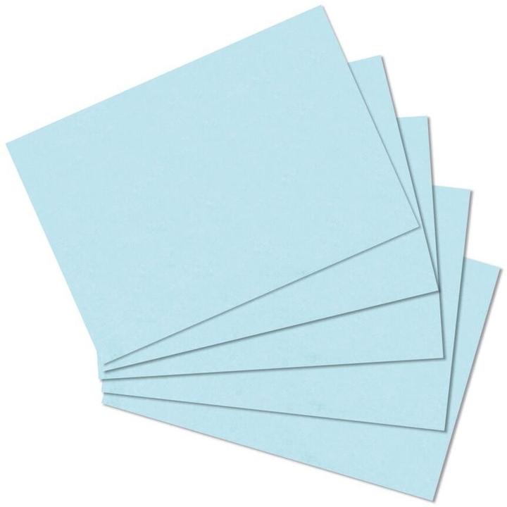 Herlitz 10837177 Fiche Bleu 100 pcs(s) (A6, 170 g/m²)