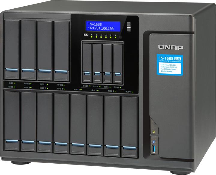 Produktbild QNAP TS-1685-D1521-8G 16BAY 2.4GHZQ (0 TB)