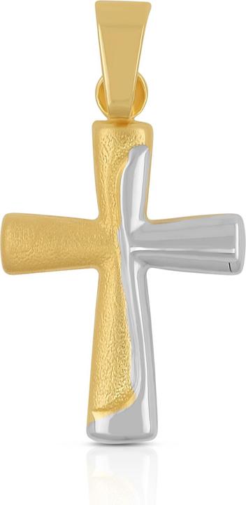 Produktbild Muau Pendant cross yellow gold 750, 23x13mm (750/18K Gelbgold)