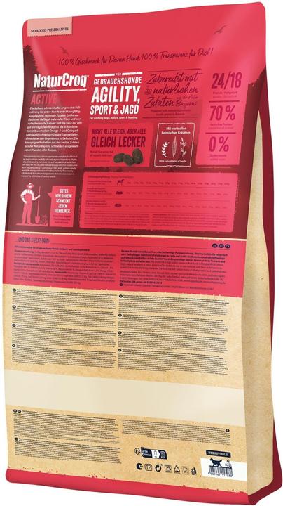 Produktbild Happy Dog Trockenfutter Premium NaturCroq Active 15 kg (Adult, 1 Stk., 15000 g)