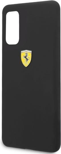 Produktbild Ferrari On Track Liquid Silicone Case Shield für G980F Samsung Galaxy S20 - black (Samsung Galaxy S20)
