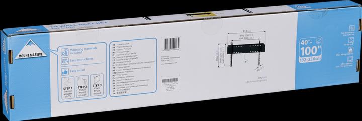 Actual product image Mount Massive MFL 100 - tiltable (Wall, 85", 100 kg)