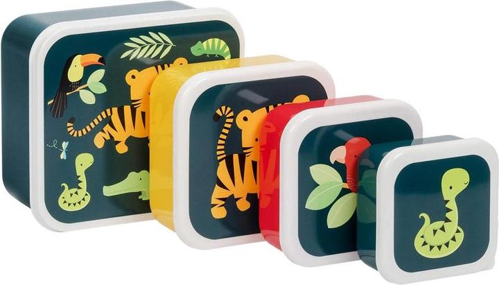 Immagine prodotto A Little Lovely Company Scatola pranzo e snack Jungle Tiger SBSEJT20