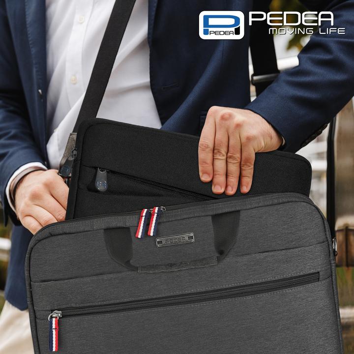Produktbild Pedea Tablettasche "Fashion" 32,8 cm (12.9"), schwarz/blau (12.90")