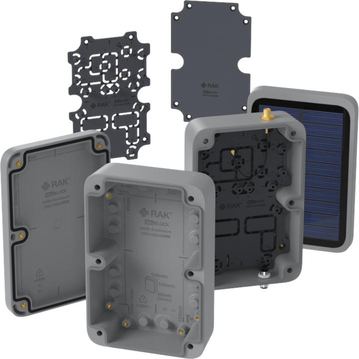 Actual product image RAK Wireless WisBlock Unify Solar housing IP67 150x100x45