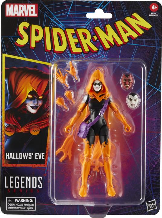 Actual product image Hasbro Spider-Man Comics Marvel Legends Action Figure Hallows' Eve 15 cm