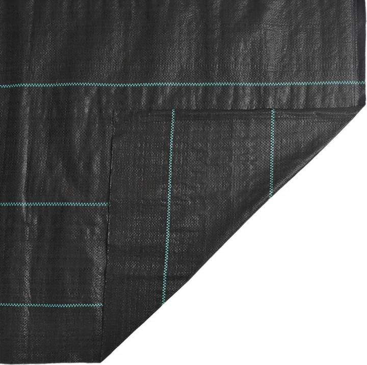 Produktbild VidaXL Unkrautvlies Gartenvlies Bodengewebe Unkrautfolie Schwarz 0,5x200m PP