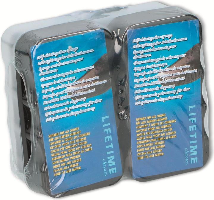 Actual product image Lifetime Sponge Shoeshine 2pcs (2 x)